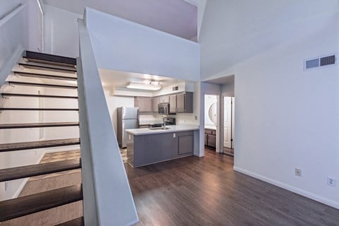 Floor plan for 1 bed, 1 bath, 650 sqft